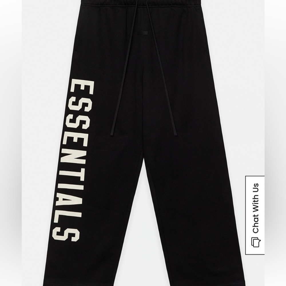 Essentials Black Men's Pants